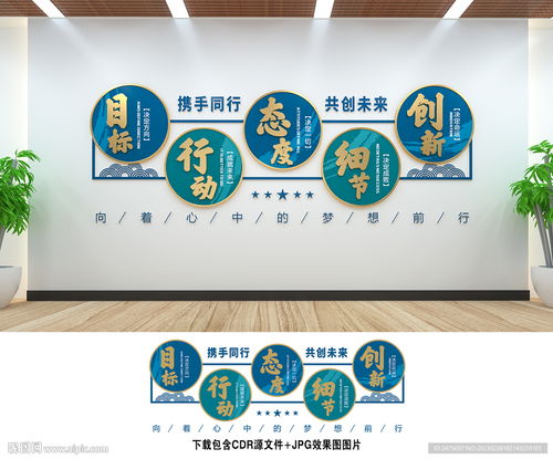 營(yíng)造高效與活力 辦公室文化墻設(shè)計(jì)的藝術(shù)與策略